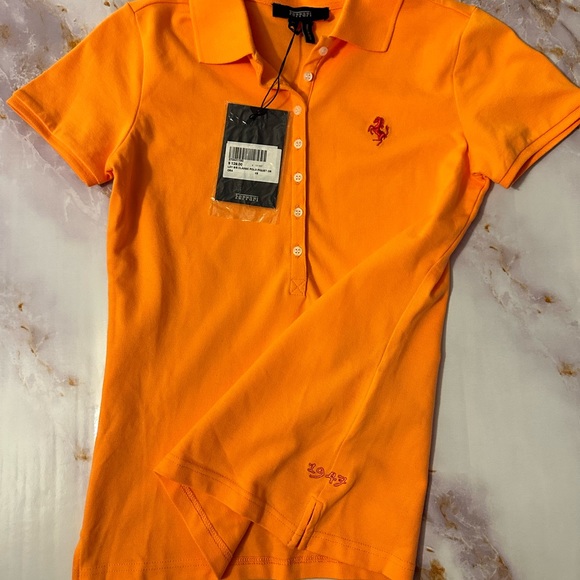 Ferrari lady s/s classic polo piquet Authentic - size XS - Picture 3 of 5